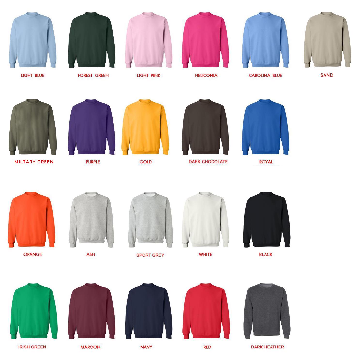 sweatshirt color chart - Dying Light Merch